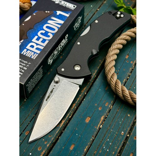 Нож складной Cold Steel CS27BAS Mini Recon 1, Spear Blade