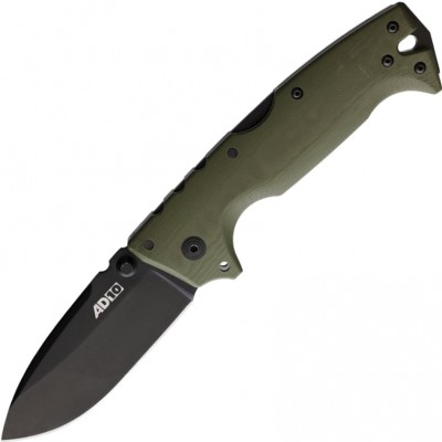 Нож складной Cold Steel CS28DDODBK AD10, Black Blade, OD Green Handle