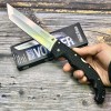 Нож складной Cold Steel Voyager XL, Tanto Aus10A StoneWashed Blade