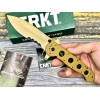 Нож складной CRKT CR2114DSFG M21, Desert Tan Serrated Blade