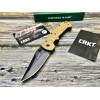 Нож складной CRKT CR6773DB Crawford/Kasper Folder , Black Blade, Coyote Brown Handle