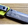 Нож складной CRKT CEO, BlackWash Blade, Bamboo Handle