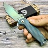 Нож складной DPx Gear DPXHSF010 HEST, M390 Blade, Blue Titanium Handle
