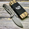 Нож складной DPx Gear DPXHSF014 HEST, M390 BlackWashed Blade, Black Titanium Handle