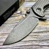 Нож складной DPx Gear DPXHSF014 HEST, M390 BlackWashed Blade, Black Titanium Handle