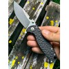 Нож складной DPx Gear DPXHSF451 HEST F, M390 StoneWash Blade, Sculpted Aluminium Handle