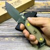 Нож DPx Gear DPXHSX113 HEST Original Fixed Blade, Green Micarta Handle
