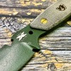 Нож DPx Gear DPXHSX114 HEST Original Fixed Blade, Green Micarta Handle