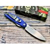 Нож складной ESEE BRKC6 Churp, D2 Blade, Blue G10 Handle