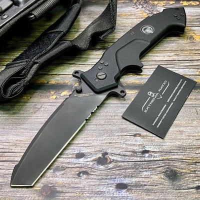 Нож складной Extrema Ratio EX0139BLK Glauca B1, Ruvido Handle