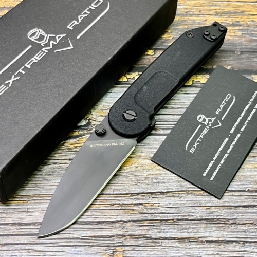 Нож складной Extrema Ratio EX0143RVB BF1 CD, Black Blade, Ruvido Handle