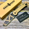 Нож складной Extrema Ratio EX0146DW BF2, N690 Desert Warfare Tanto Blade, Desert Tan Aluminum Handle