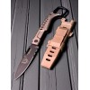 Нож складной Extrema Ratio EX0483BLKTM MH-Stealth, Black Part Serrated Blade, Mud Handle