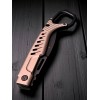 Нож складной Extrema Ratio EX0483BLKTM MH-Stealth, Black Part Serrated Blade, Mud Handle