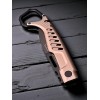 Нож складной Extrema Ratio EX0483BLKTM MH-Stealth, Black Part Serrated Blade, Mud Handle