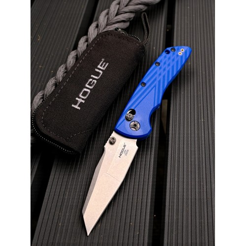 Нож складной Hogue HO24363 Deka, MagnaCut Wharncliffe Blade, Blue Handle Нож складной Hogue HO24363 Deka, MagnaCut Wharncliffe Blade, Blue Handle