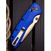 Нож складной Hogue HO24363 Deka, MagnaCut Wharncliffe Blade, Blue Handle