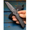 Нож складной Hogue HO24366 Deka, Black MagnaCut Wharncliffe Blade, Black Handle