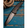 Нож складной Hogue HO24366 Deka, Black MagnaCut Wharncliffe Blade, Black Handle
