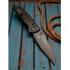 Нож складной Hogue HO24366 Deka, Black MagnaCut Wharncliffe Blade, Black Handle