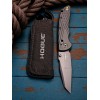 Нож складной Hogue HO24366 Deka, Black MagnaCut Wharncliffe Blade, Black Handle