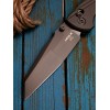 Нож складной Hogue HO24366 Deka, Black MagnaCut Wharncliffe Blade, Black Handle