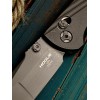 Нож складной Hogue HO24366 Deka, Black MagnaCut Wharncliffe Blade, Black Handle