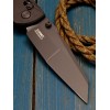 Нож складной Hogue HO24366 Deka, Black MagnaCut Wharncliffe Blade, Black Handle