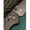 Нож складной Hogue HO24366 Deka, Black MagnaCut Wharncliffe Blade, Black Handle