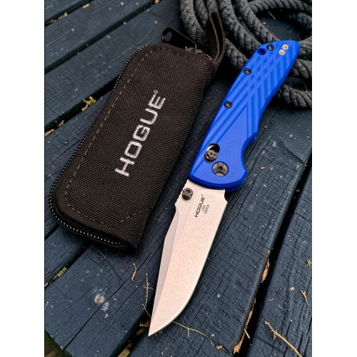 Нож складной Hogue HO24373 Deka, MagnaCut Blade, Blue Handle Нож складной Hogue HO24373 Deka, MagnaCut Blade, Blue Handle