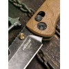 Нож складной Hogue HO24453 Mysto, BlackWash MagnaCut Blade, Brown Handle Нож складной Hogue HO24453 Mysto, BlackWash MagnaCut Blade, Brown Handle
