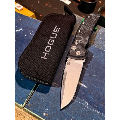 Нож складной Hogue HO34179 EX-01, G-Mascus Black G10 Handle