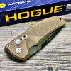 Нож складной Hogue HO34333 Auto Ex-A03, Brown Handle