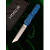 Нож складной Hogue HO34863 Counterstrike, CPM-20CV StoneWash  Blade, G-Mascus Blue G10 Handle