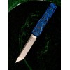 Нож складной Hogue HO34863 Counterstrike, CPM-20CV StoneWash  Blade, G-Mascus Blue G10 Handle