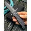 Нож складной Hogue HO64120 Ballista I, Black Part Serrated Blade, Black Handle