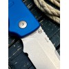 Нож складной Hogue HO64123 Ballista I, StoneWash Blade, Blue Handle