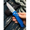 Нож складной Hogue HO64123 Ballista I, StoneWash Blade, Blue Handle