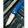 Нож складной Hogue HO64123 Ballista I, StoneWash Blade, Blue Handle