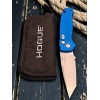 Нож складной Hogue HO64123 Ballista I, StoneWash Blade, Blue Handle