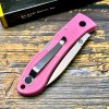 Нож складной Ka-Bar Dozier Folding Hunter, Pink Handle