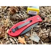 Нож складной Ka-Bar Dozier Folding Hunter, Black Blade, Red Handle