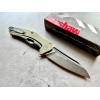 Нож складной Kershaw Natrix, BlackWash Blade, OD Green G-10 Handles