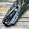 Нож складной Kershaw Natrix XL, Black Blade, Carbon Handle