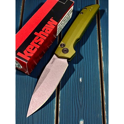 Нож складной Kershaw KS7038OL Launch Iridium, Olive Handle