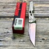 Нож складной Kershaw KS7650RAW Launch 13, StoneWashed Blade, Silver Handle