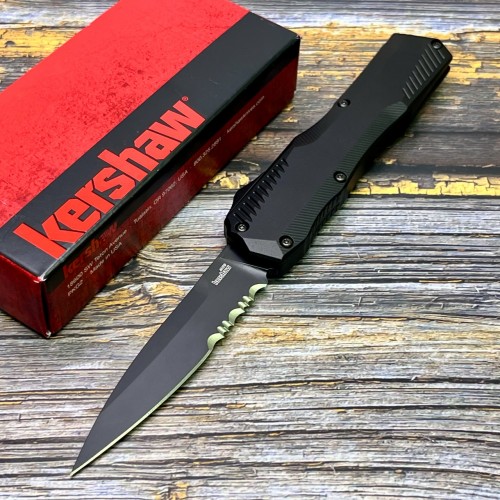 Нож складной Kershaw KS9000BLKST Livewire, Black PartSerrated Blade