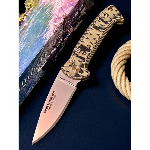 Нож складной Knives Of Alaska KOA00919FG Auto Recon Patrol Button Lock Нож складной Knives Of Alaska KOA00919FG Auto Recon Patrol Button Lock