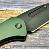 Нож складной Medford MD206SPD40AG Auto Swift, S35VN Black Blade, Green Titanium Handle