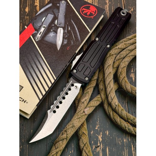 Нож складной MicroTech MCT1119EX10S Ultratech Gen III EX ZBP, Hellhound Signature Series, StoneWash Blade